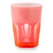 Double Face Tumbler Fuchsia H 4" x Diam 3.5", 13 oz