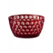 Lente Snack/Cereal Bowl Red H 2.75" x Diam 5.5", 15 oz