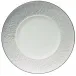 Mineral Filet Platinum Buffet Plate Coupe Engraved Rim Diam 12.6 in