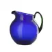 Pallina Pitcher Blue H 7.5" x Diam 6.5", 68 oz