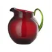 Pallina Pitcher Ruby H 7.5" x Diam 6.5", 68 oz