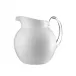 Pallina Pitcher White H 7.5" x Diam 6.5", 68 oz