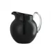 Plutone Pitcher Black H 6.25" x Diam 5.5", 48 oz