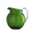 Plutone Pitcher Green H 6.25" x Diam 5.5", 48 oz