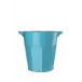 Champagne Bucket Glazed Turquoise H 8.5" x Diam 8", 100 oz