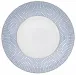 Tresor Blue Rim Soup Plate Motif N°3 Diam 10.6 in