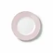 Solid Color Dessert Plate 19 Cm Rim Powder Pink