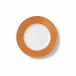 Solid Color Dessert Plate 19 Cm Rim Orange