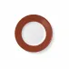 Solid Color Dessert Plate 19 Cm Rim Paprika