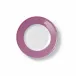 Solid Color Dessert Plate 19 Cm Rim Pink