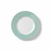 Solid Color Dessert Plate 19 Cm Rim Seawater Green