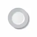 Solid Color Dessert Plate 19 Cm Rim Light Grey