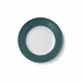 Solid Color Dessert Plate 19 Cm Rim Petrol