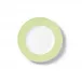 Solid Color Dessert Plate 19 Cm Rim Pistachio