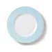 Solid Color Plate 26 Cm Rim Ice Blue