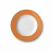 Solid Color Soup Plate 23 Cm Rim Orange