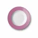 Solid Color Soup Plate 23 Cm Rim Pink
