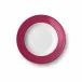 Solid Color Soup Plate 23 Cm Rim Raspberry