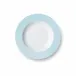 Solid Color Soup Plate 23 Cm Rim Ice Blue