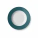 Solid Color Soup Plate 23 Cm Rim Petrol