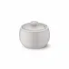 Solid Color Sugar Bowl With Lid 0.30 L Pearl