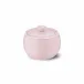 Solid Color Sugar Bowl With Lid 0.30 L Powder Pink