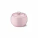 Solid Color Sugar Bowl With Lid 0.30 L Pale Rose