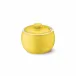 Solid Color Sugar Bowl With Lid 0.30 L Yellow