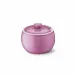 Solid Color Sugar Bowl With Lid 0.30 L Pink