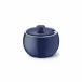 Solid Color Sugar Bowl With Lid 0.30 L Navy