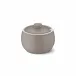 Solid Color Sugar Bowl With Lid 0.30 L Stone