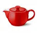 Solid Color Teapot 1.1 L Bright Red