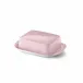 Solid Color Butter Dish Pale Rose