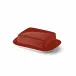 Solid Color Butter Dish Paprika