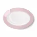 Solid Color Oval Platter 33 Cm Pale Rose