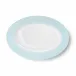 Solid Color Oval Platter 33 Cm Ice Blue