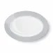 Solid Color Oval Platter 33 Cm Light Grey