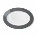 Solid Color Oval Platter 33 Cm Anthracite