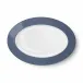 Solid Color Oval Platter 33 Cm Indigo