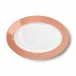 Solid Color Oval Platter 33 Cm Blush