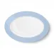 Solid Color Oval Platter 33 Cm Morningblue