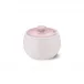 Solid Color Lid Of Sugar Bowl Pale Rose