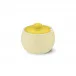 Solid Color Lid Of Sugar Bowl Yellow