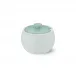 Solid Color Lid Of Sugar Bowl Seawater Green