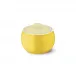 Solid Color Sugar Bowl Without Lid Yellow