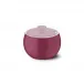 Solid Color Sugar Bowl Without Lid Raspberry