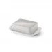 Solid Color Flat Of Butter Dish Pearl