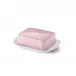Solid Color Flat Of Butter Dish Pale Rose