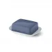 Solid Color Flat Of Butter Dish Indigo