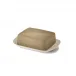 Solid Color Flat Of Butter Dish Clay